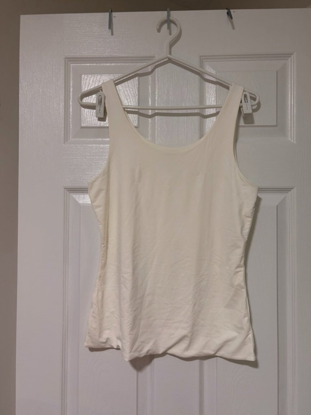 Frank And Oak Double-Lined Cream Tank (Large)